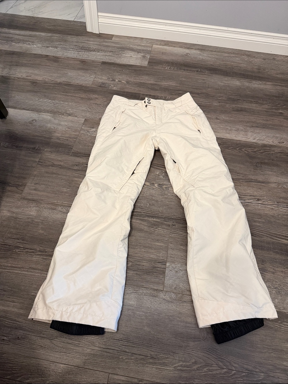 Columbia Women's Off-White Snow Pants - Insulated Ski Joggers
